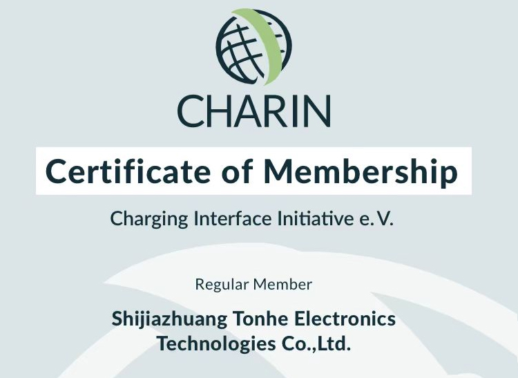Shijiazhuang Tonhe Electronics Technologies Co.,Ltd.tornou-se membro CharIN