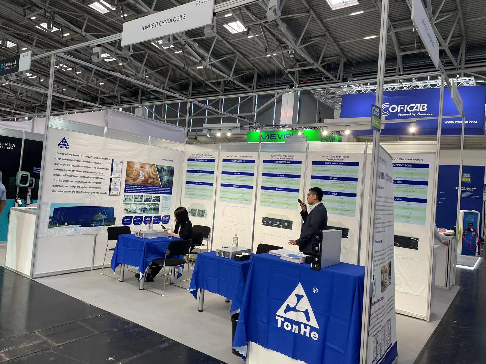 Tecnologia Tonhe na exposição Smart E Power2Drive