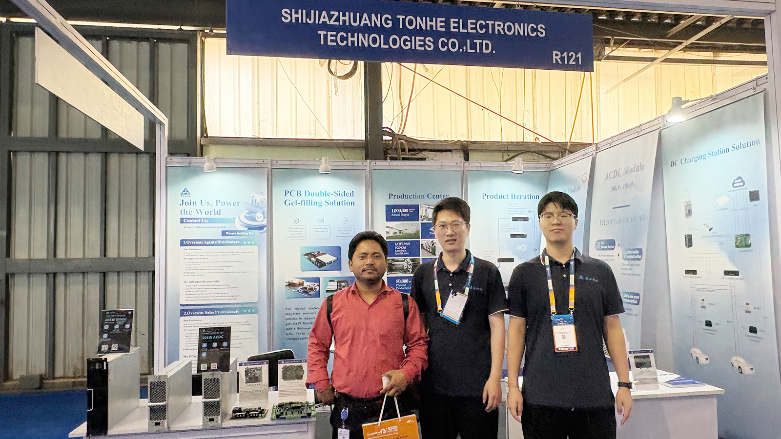 A Tonhe Technology teve o prazer de expor no The smarter E India 2026 (1)